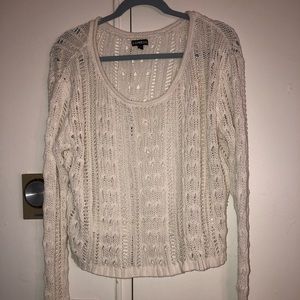 White holed sweater !NEVER WORN!